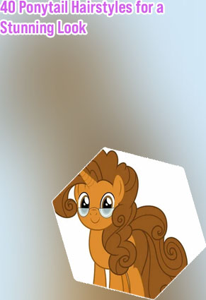 Curly pony hairstyles