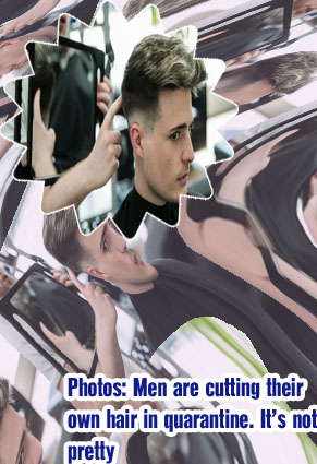 Cutting my own hair male