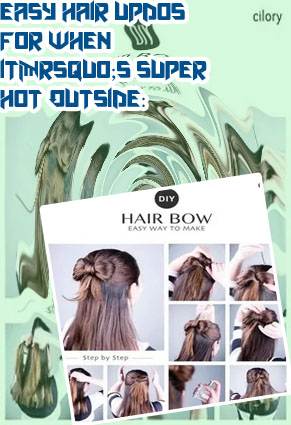 Easy up do medium hair