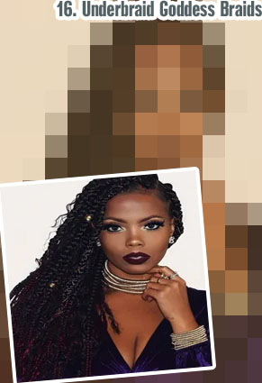 Goddess braids for older women