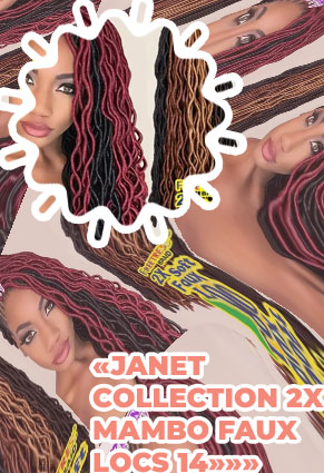 Janet collection 2x mambo faux locs