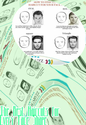 Round face shape hairstyles men