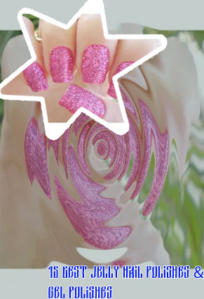 Translucent pink nail polish