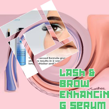 Enhancing eyelash and brow serum