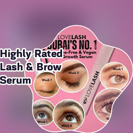 Eyelash and brow serum for growth